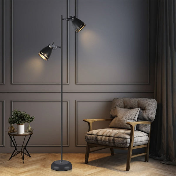 Lumi Rouge Audrey Floor Lamp Black Floor Lamps