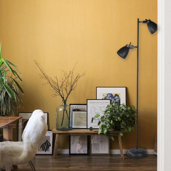 Lumi Rouge Audrey Floor Lamp Black Floor Lamps