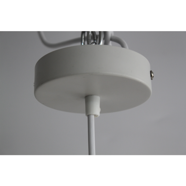 Lumi Rouge Orson Pendant Light White Chandeliers & Ceiling Fixtures