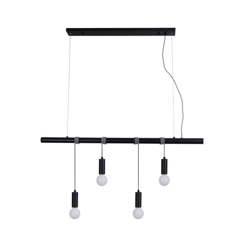 Lumi Rouge Bikkel 4 Lights Pendant Black Chandeliers & Ceiling Fixtures