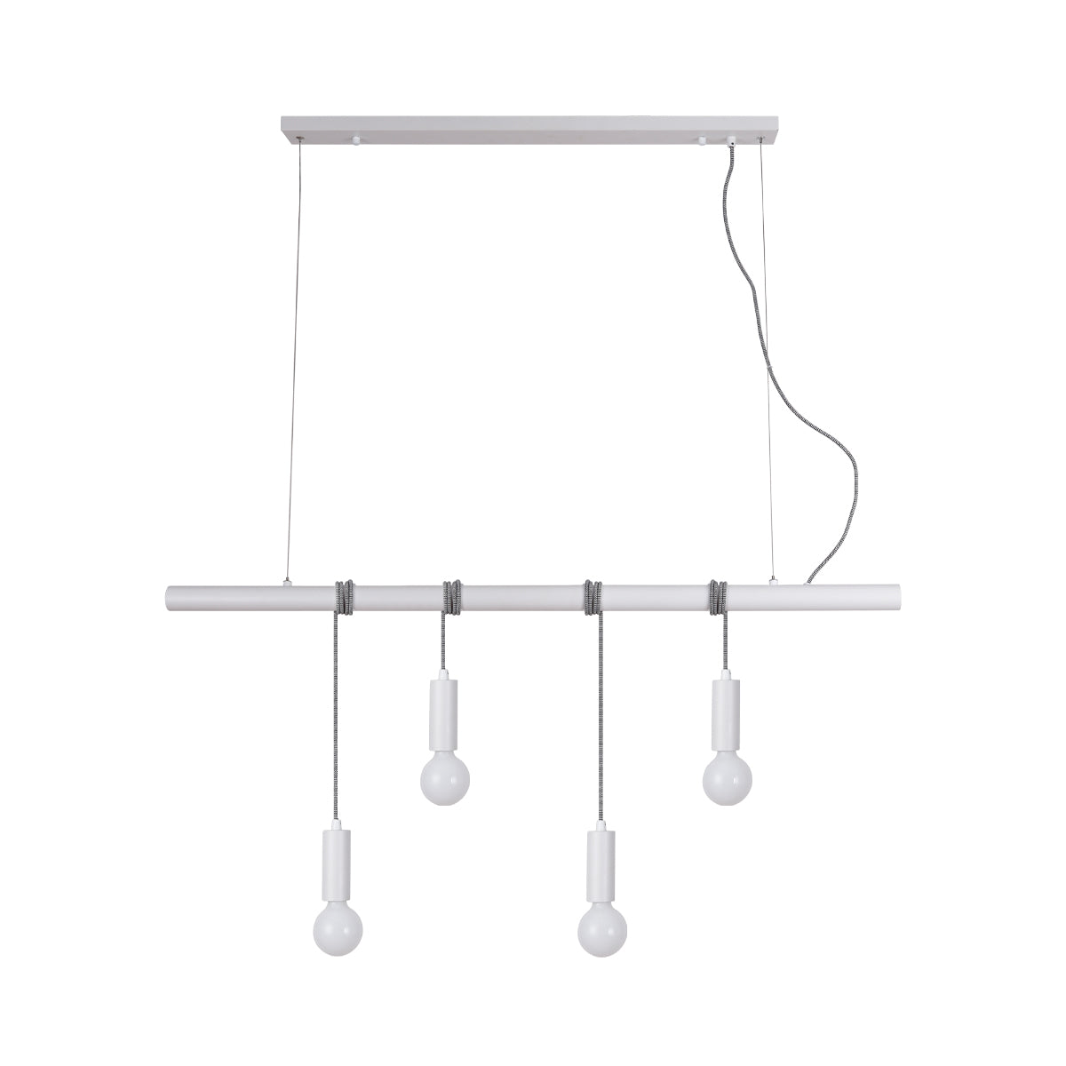Lumi Rouge Bikkel 4 Lights Pendant White Chandeliers & Ceiling Fixtures