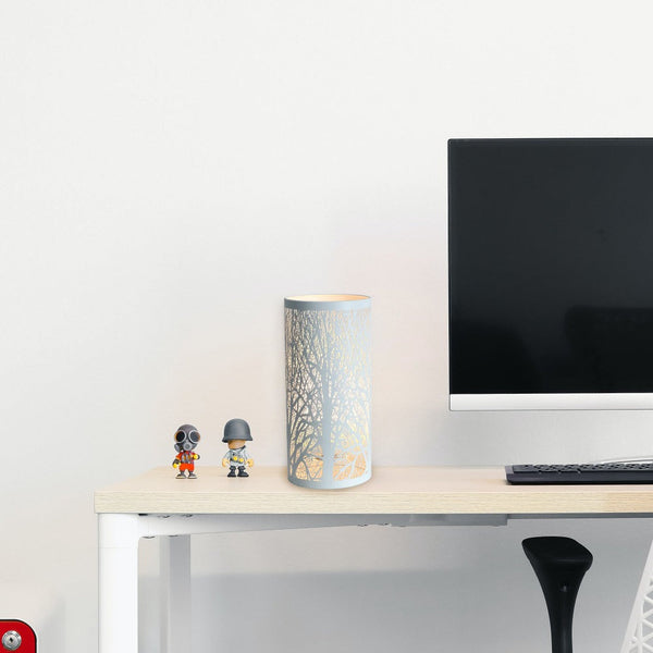 Lumi Rouge White Forest Table Lamp Lamps