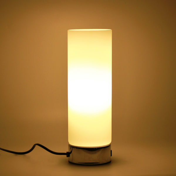 Lumi Rouge Julie Cylinder Touch Lamp With Usb Port Lamps