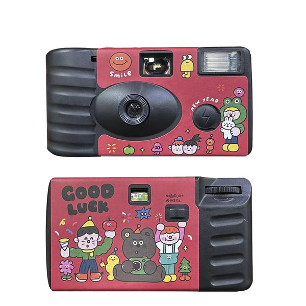 18 Retro Film Camera Stickers Good Luck Design Waterproof Other Camera & Photo Accs