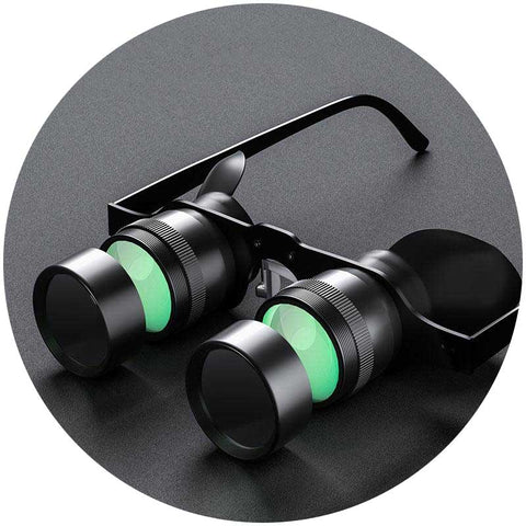 10X Hd Focus Fishing Binoculars With Green Polarized Lens Binoculars & Monoculars