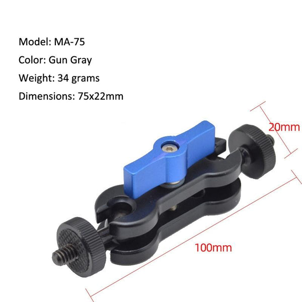 Blue Magic Arm Bracket Mount With 1 / 4 Inch Ball Head Other Camera & Photo Accs
