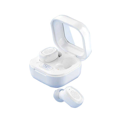 Wireless Bluetooth Earphones With Charging Case Stereo Sound White Earbuds