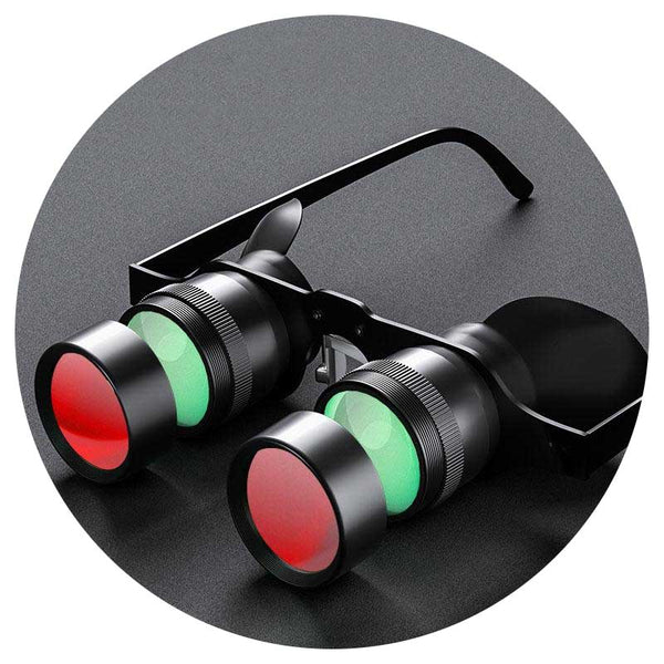10X Hd Focus Fishing Binoculars With Red Polarized Lens Binoculars & Monoculars