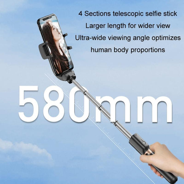 Multifunctional Mobile Phone Gimbal Stabilizer With Live Video And Selfie Stick Selfie Sticks