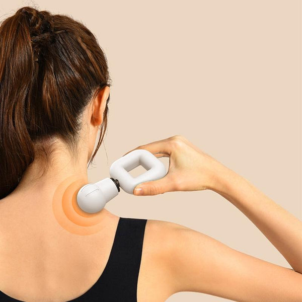 Wireless Fascia Gun For Muscle Relaxation_White Massagers