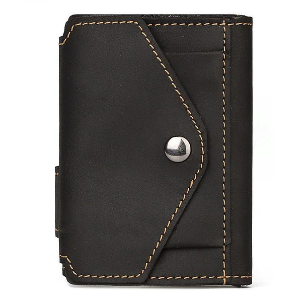 Secure Rfid Credit Card Holder Compact Design Black Business Card Holders