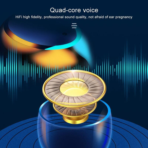 Jerry Solution Touch Bluetooth Earphones With Magnetic Charging Box F9 5C Earbuds