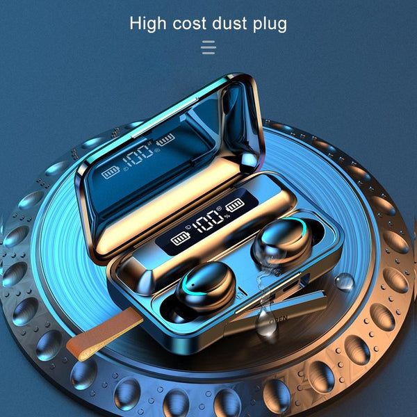 Jerry Solution Touch Bluetooth Earphones With Magnetic Charging Box F9 5C Earbuds