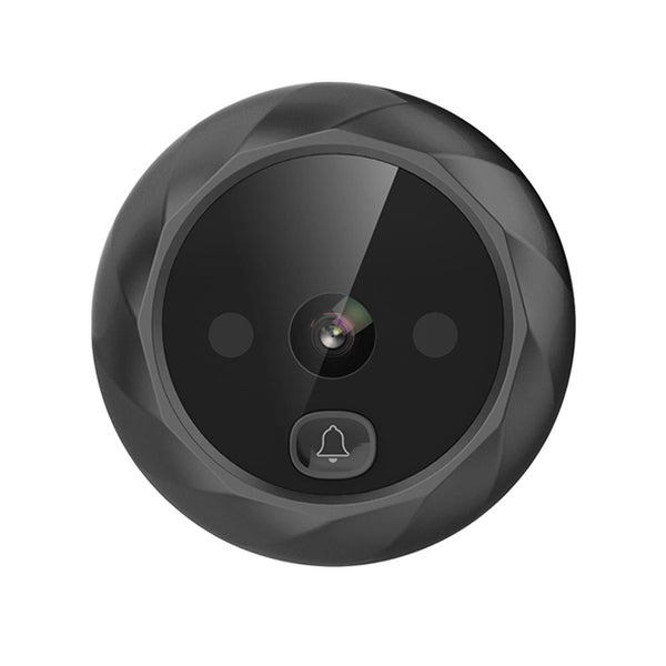 2.4 Tft Screen Digital Door Viewer With Infrared Night Vision & Wide Angle Black Smart Doorbells