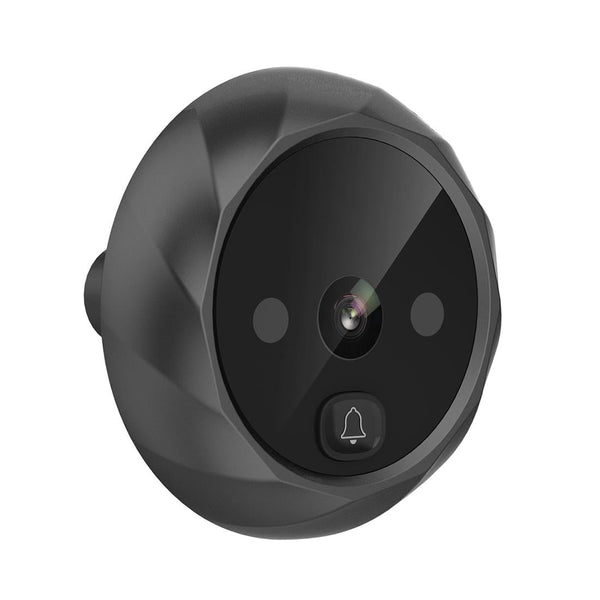 2.4 Tft Screen Digital Door Viewer With Infrared Night Vision & Wide Angle Black Smart Doorbells
