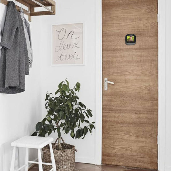 2.4 Tft Screen Digital Door Viewer With Infrared Night Vision & Wide Angle Black Smart Doorbells