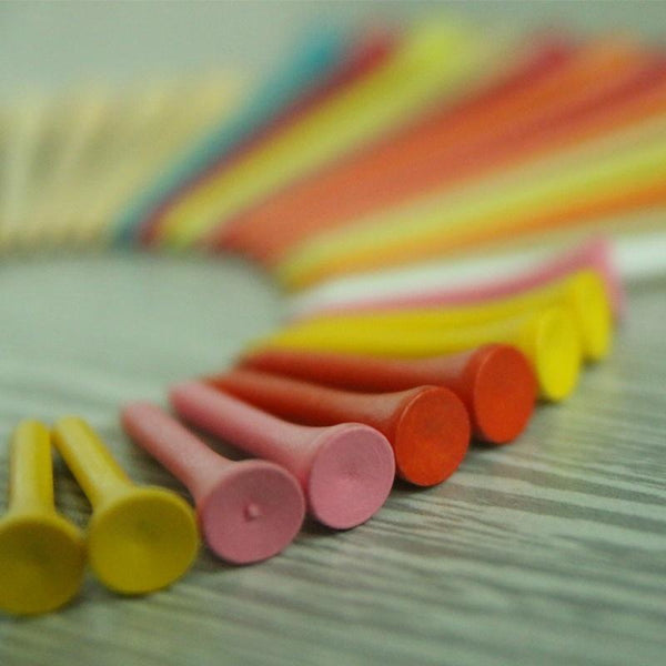 40 Wooden With Ball Holder 70Mm Golf Tees