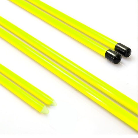 2 Pack Golf Alignment Sticks For Accurate Ball Direction Red Fiberglass Yellow No Package Other Golf Accessories