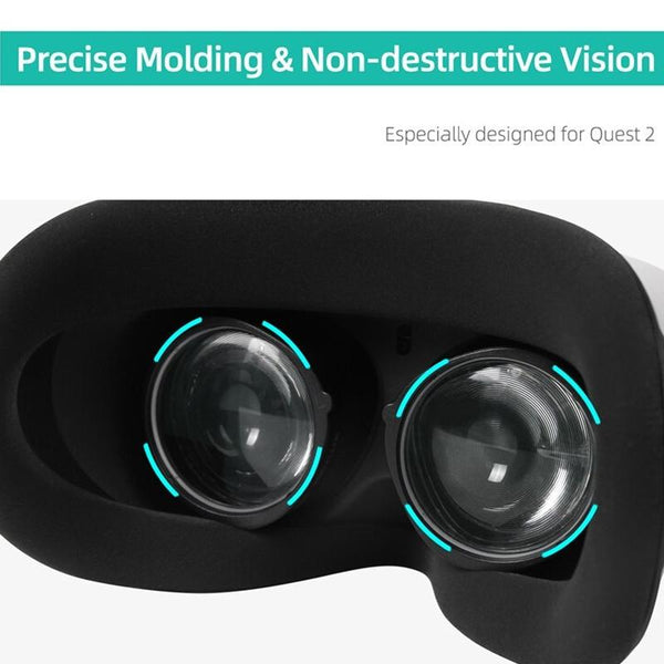 Oculus Quest 2 Myopia Lens Frame Improved Fit 500 Degrees Smartphone Vr Headsets
