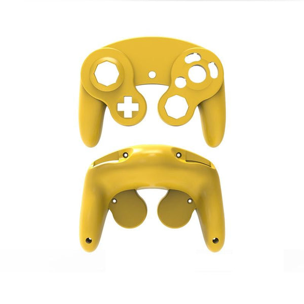 Nintendo Ngc Replacement Shell Handles 2 Piece Set Yellow Bags Skins & Travel Cases