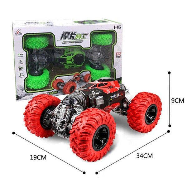 33Cm Red 2.4Ghz Double Sided Twisted Off Road Rc Toy Car For Kids Rc Model Vehicles