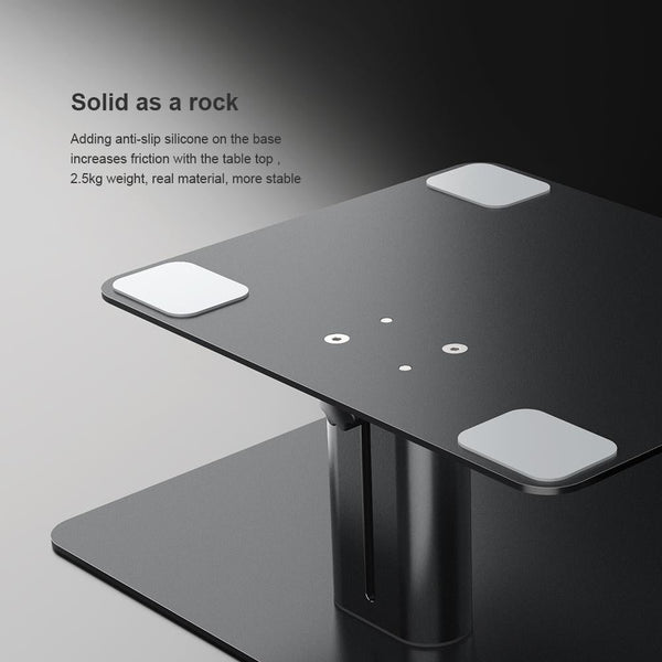 Black Desk Stand For Laptop And Monitor Eda0011511s Stands Holders & Car Mounts