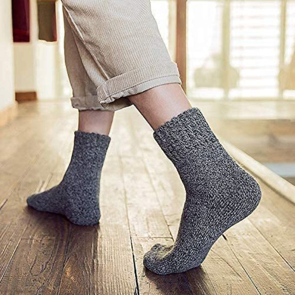 Br Apparel 3X Mens Pairs Thick Wool Blend Work Heavy Duty Outdoor Warm (Eu42 Eu48) Socks