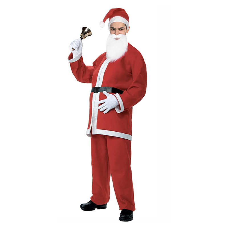 Br Costumes Adult Santa Claus Suit Father Xmas Party Outfit Christmas Unisex Costumes