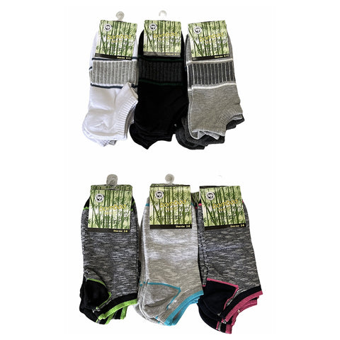 Br Apparel Bamboo Anklet Work Sport Cushion Odour Resistant Natural Socks