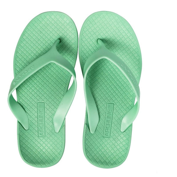 Archline Orthotic Thongs Support Shoes Footwear Flip Flops Dew Green Eur 40 Slippers