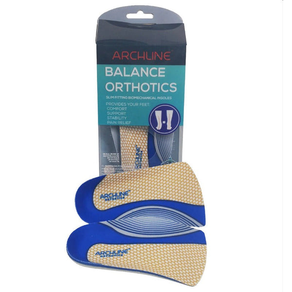 Insoles & Shoe Inserts Archline 3/4 Slim Orthotics Plantar Fasciitis Insoles Balance Support Relief