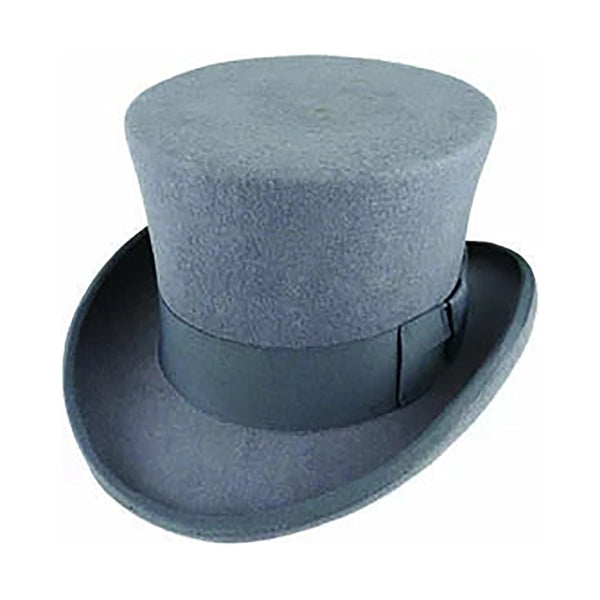 Br Apparel 5.5" Premium Mad Hatter Top 100% Australian Wool Felt Magician Tuxedo Cap Black 61Cm Hats
