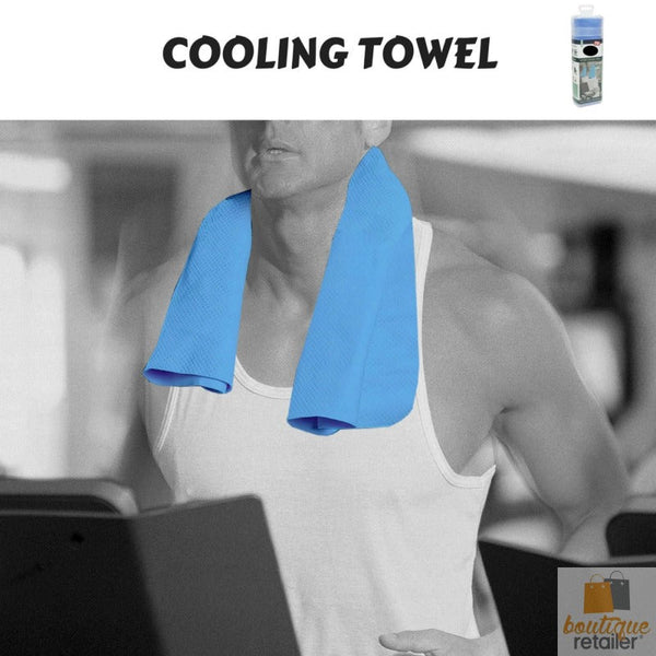 Br Home Instant Cooling Towel Upf 50+ Ice Cold Sport Sweat Absorbing Chemical Free 66X43 Gym Towels