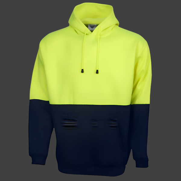 Br Safety Hi Vis Polar Fleece Hoodie Jumper Workwear Fleecy Jacket Unisex Yellow 3Xl Safety Vests