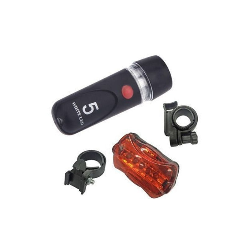 Lights & Reflectors Br Sports Led Bike Light Set Bicycle Front Rear Flashlight Torch Headlight Cycling