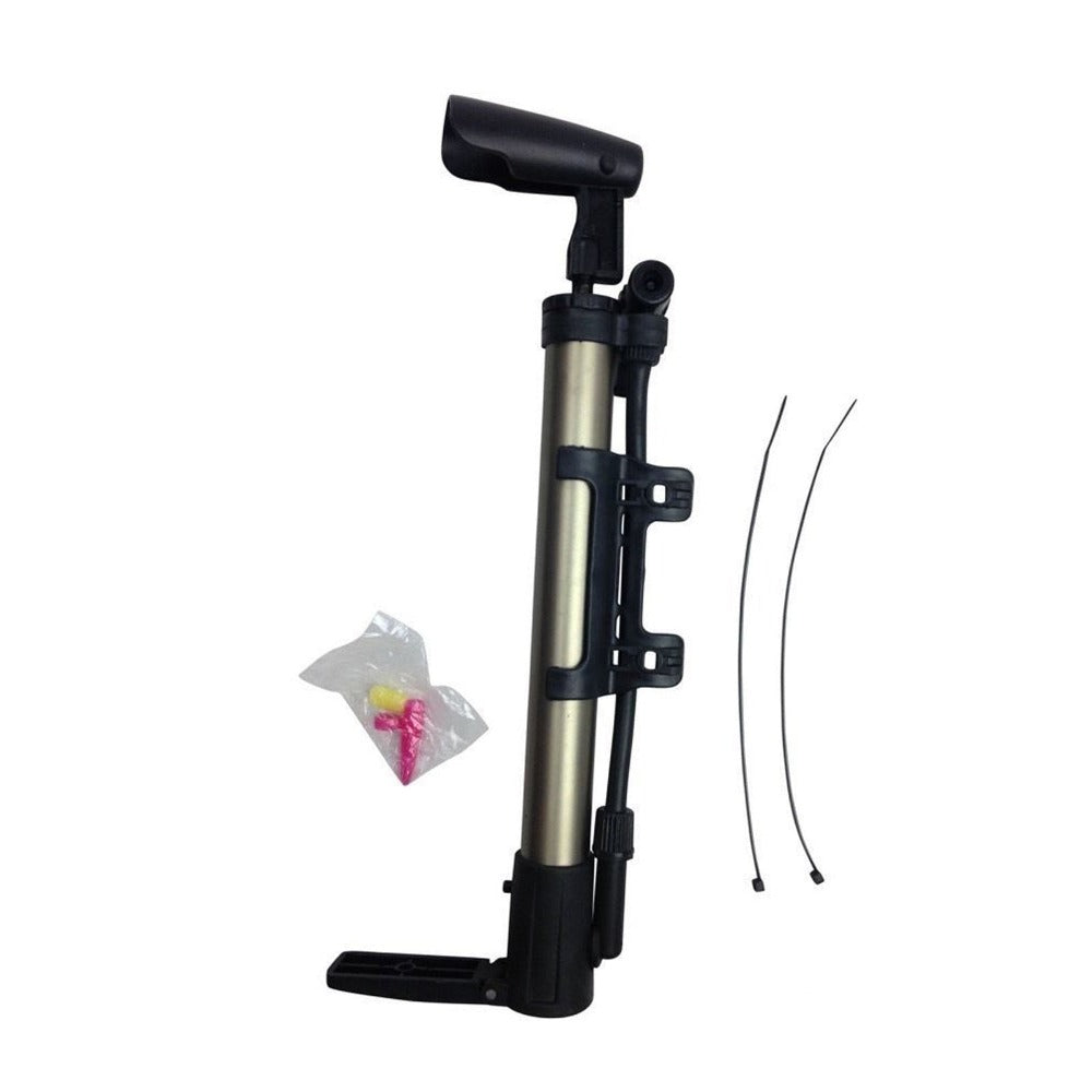 Br Sports Mini Bicycle Air Pump Bike Hand Ball Inflator Portable Cycling Tyre Aluminium Pumps