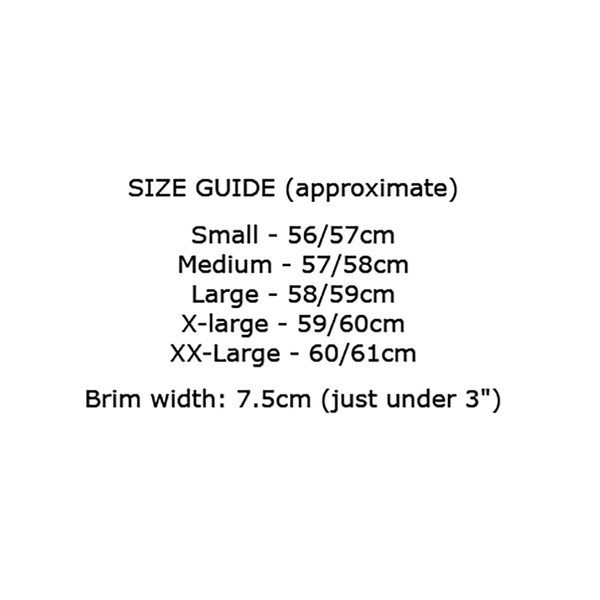 Br Apparel Terry Towelling Bucket Hat Daggy Fishing Camping Lad Cap Retro 100% Cotton White Small Hats & Headwear