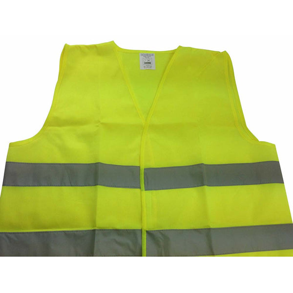 Br Apparel Hi Vis Safety Vest With Reflective Tape Workwear Yellow Night Day Use Safety Vests