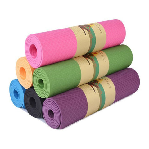 Br Home Yoga Mat Non Slip Light Gym 1830X610x6mm Pilates Fitness Assorted Colours Mats & Non Slip Towels