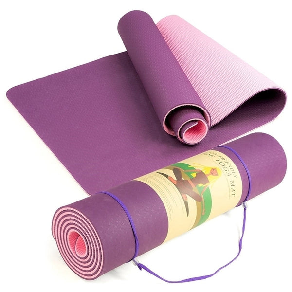 Br Home Yoga Mat Non Slip Light Gym 1830X610x6mm Pilates Fitness Assorted Colours Mats & Non Slip Towels