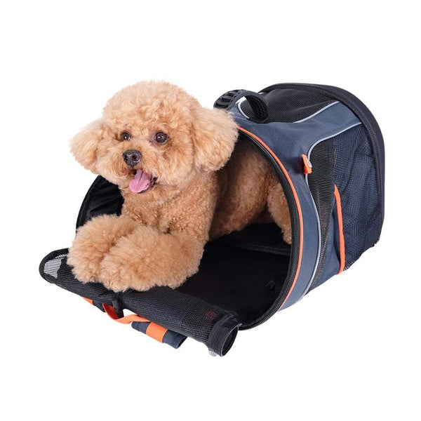 Pet Transport Modern Pets Ibiyaya Ultralight Pro Backpack Carrier Navy Blue