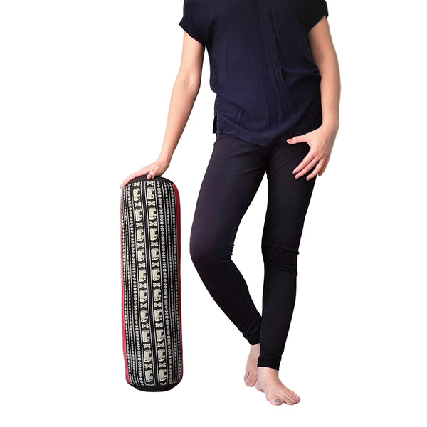 Yoga Bolster /Props Natural Kapok Filled Redele Yoga Props
