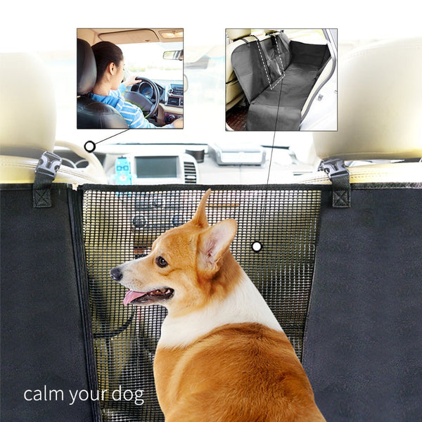 Ondoing Cargo Pet Boot Back Seat Cover Rear Dog Waterproof Protector Liner Mat Pad Black