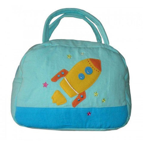 Rocket Lunch Box Cover Blue