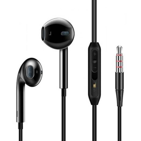 V6 Universalin Ear Earphones Line Control With Mic For Xiaomi Black