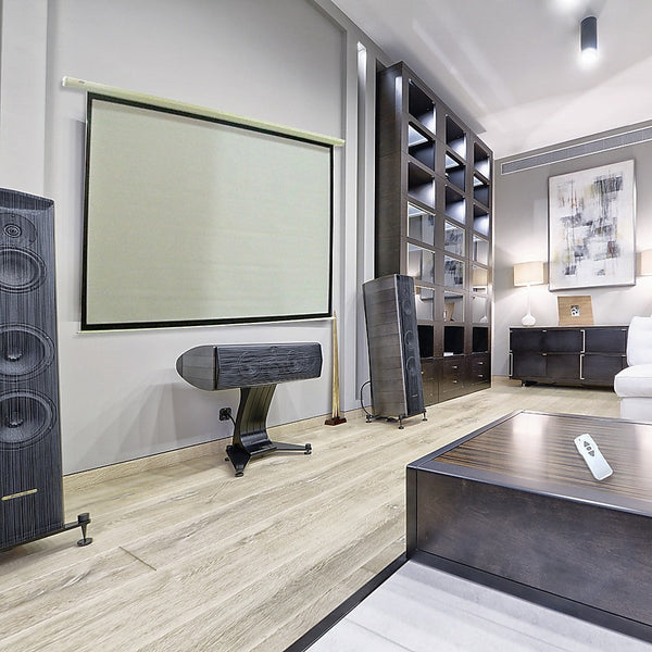 Randy & Travis Machinery 150" Electric Motorised Projector Screen Tv +Remote Projector Screens