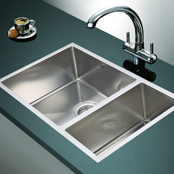 Brienz 715X440mm Handmade Stainless Steel Undermount / Topmount Kitchen Sink With Waste Kitchen Sinks