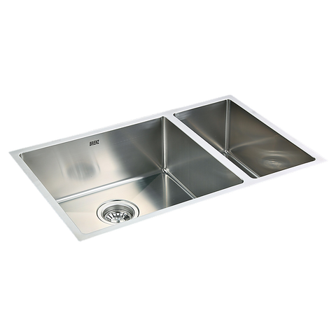 Brienz 715X440mm Handmade Stainless Steel Undermount / Topmount Kitchen Sink With Waste Kitchen Sinks