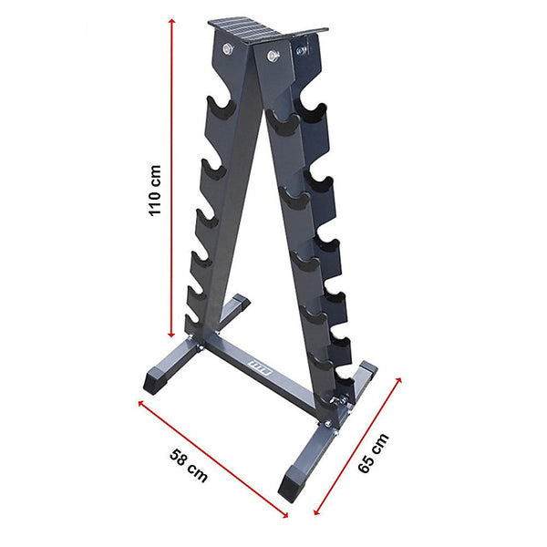 Steel Vertical Dumbbell Rack Weight Stand Weights Storage