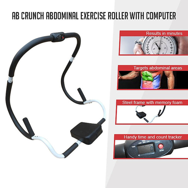 Randy & Travis Machinery Ab Crunch Abdominal Exercise Roller With Computer Abdominal Machines